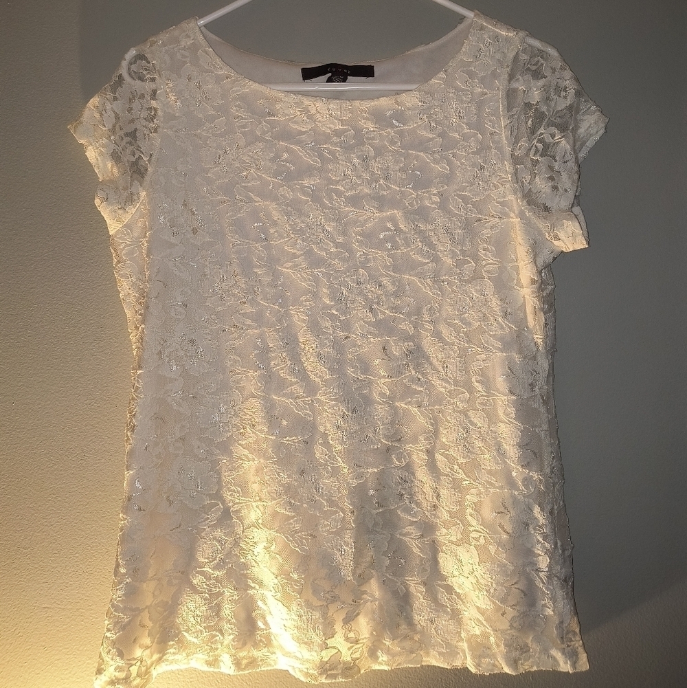 Fever Cream Lace Blouse
